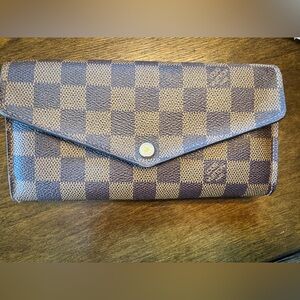Louis Vuitton Sarah Wallet Damier Ebene